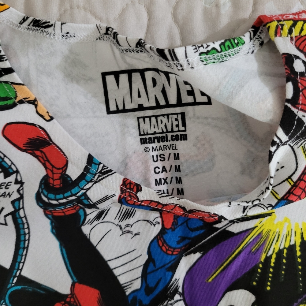 SOLD Marvel bodycon dress size Medium